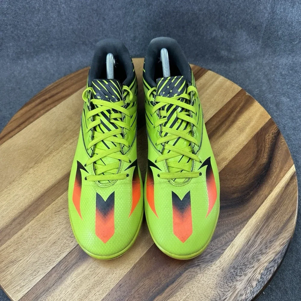 Men's Adidas Messi 15.3 Turf Solar Slime Soccer Shoes S74696 Size 12